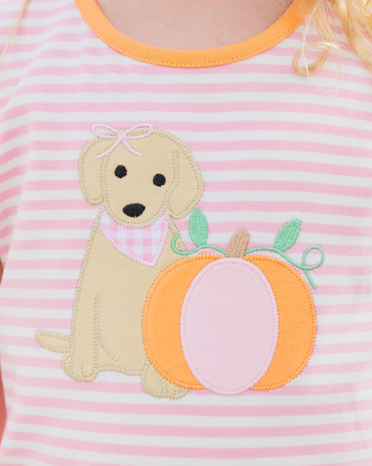 Pumpkin and Paws Ruffle Short Set